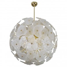 Monumental sputnik style chandelier